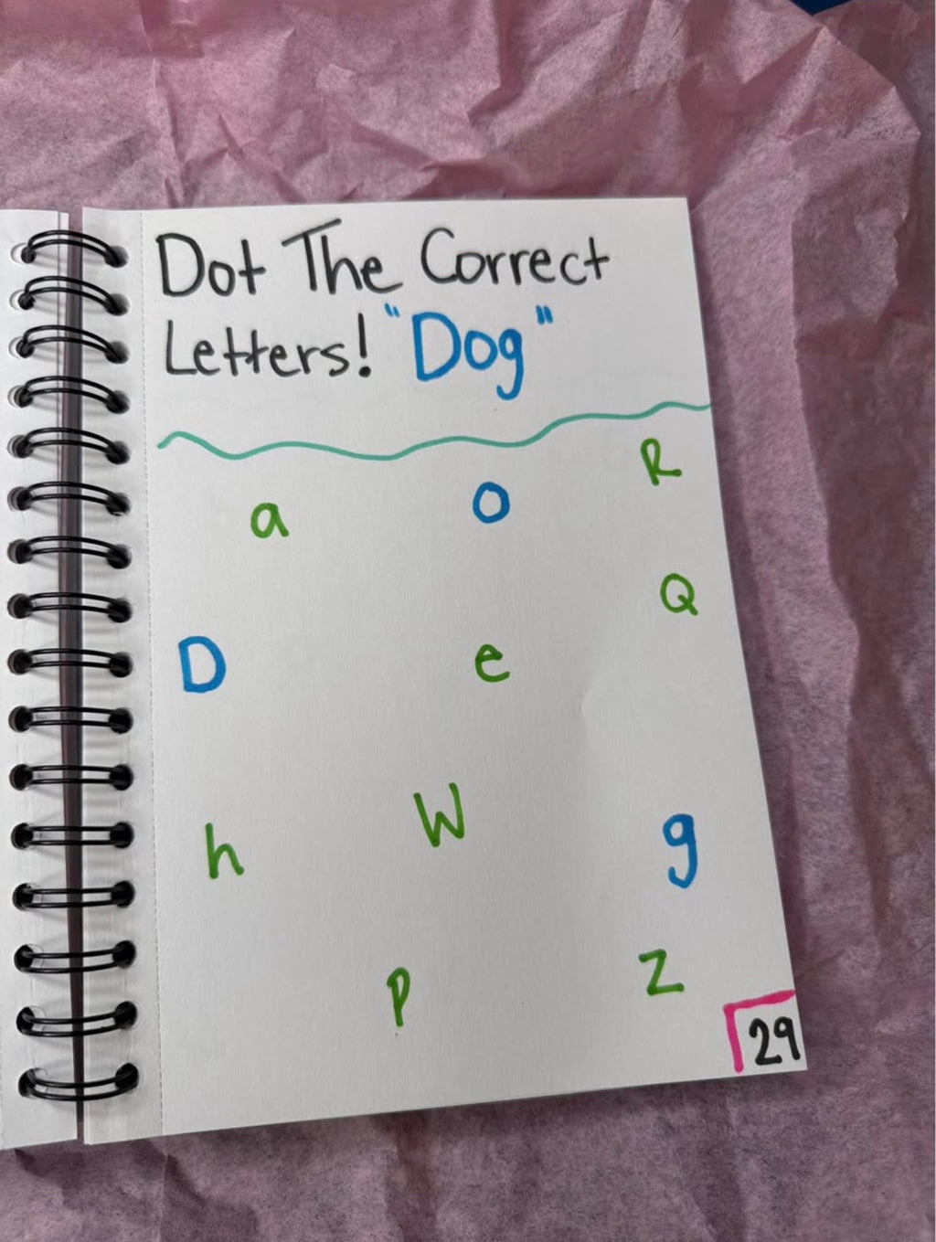 Toddler Learning Journal