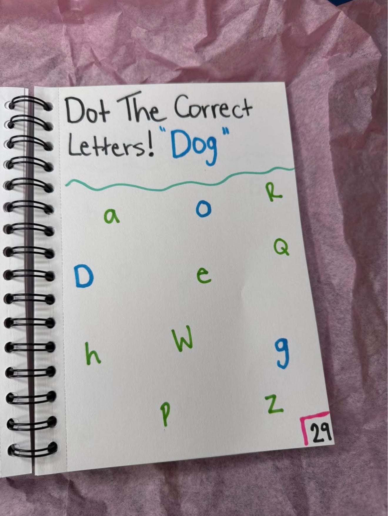 Toddler Learning Journal