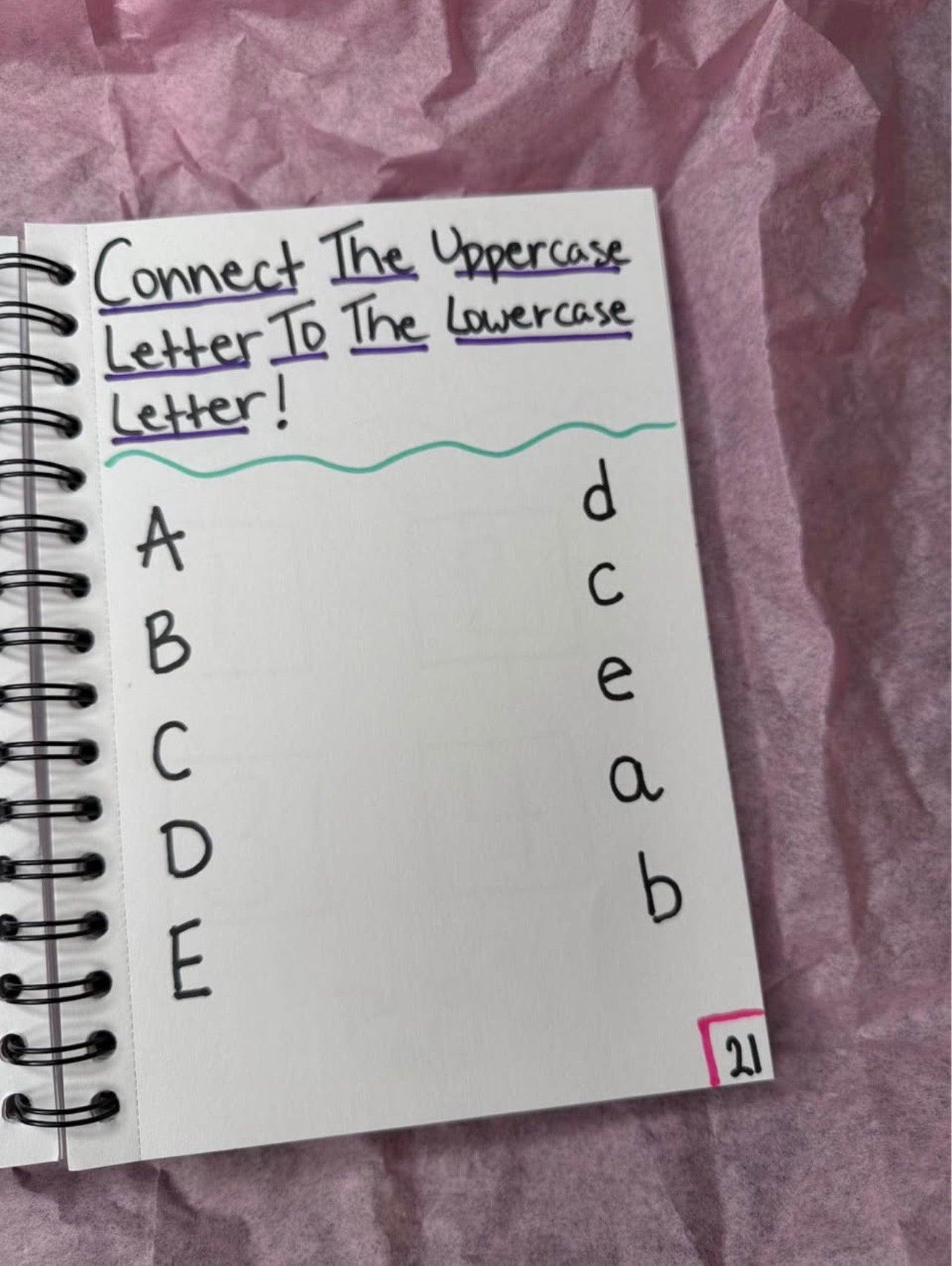 Toddler Learning Journal